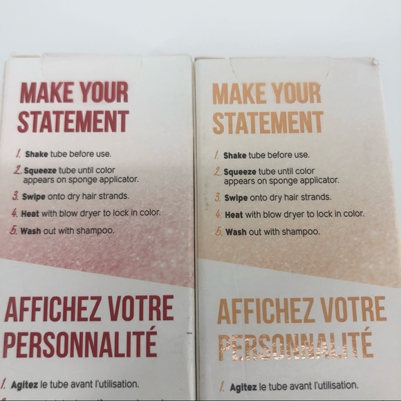 Clairol Color Crave Hair Makeup Shimmering Bronze & Brilliant Ruby - Picture 3 of 5